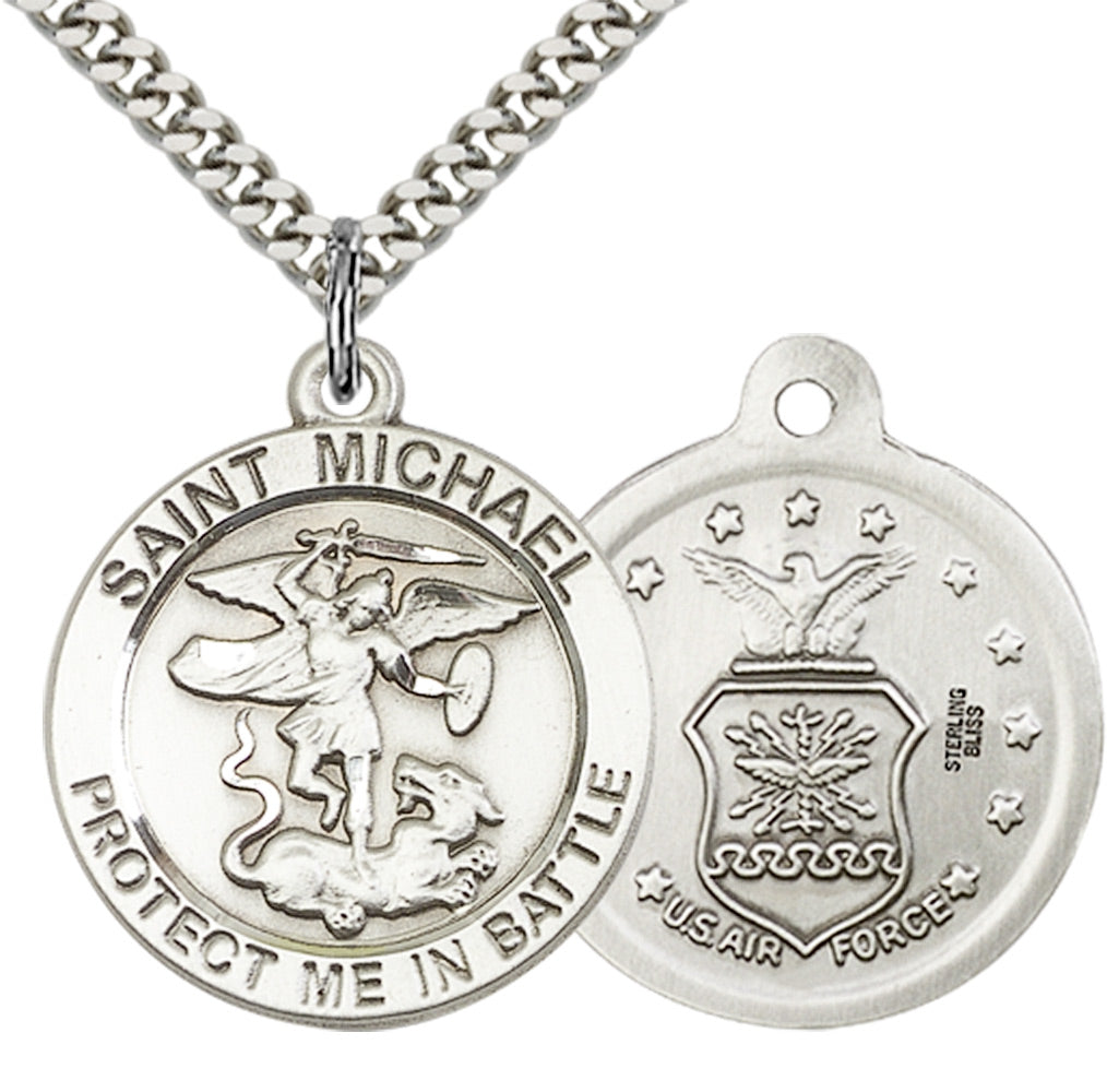 Sterling Silver St. Michael the Archangel Pendant