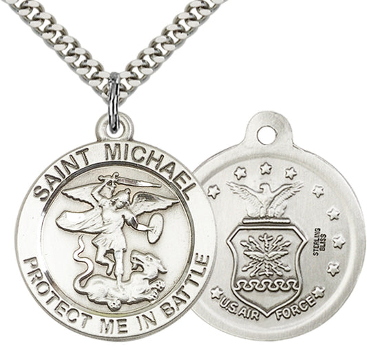 Sterling Silver St. Michael the Archangel Pendant