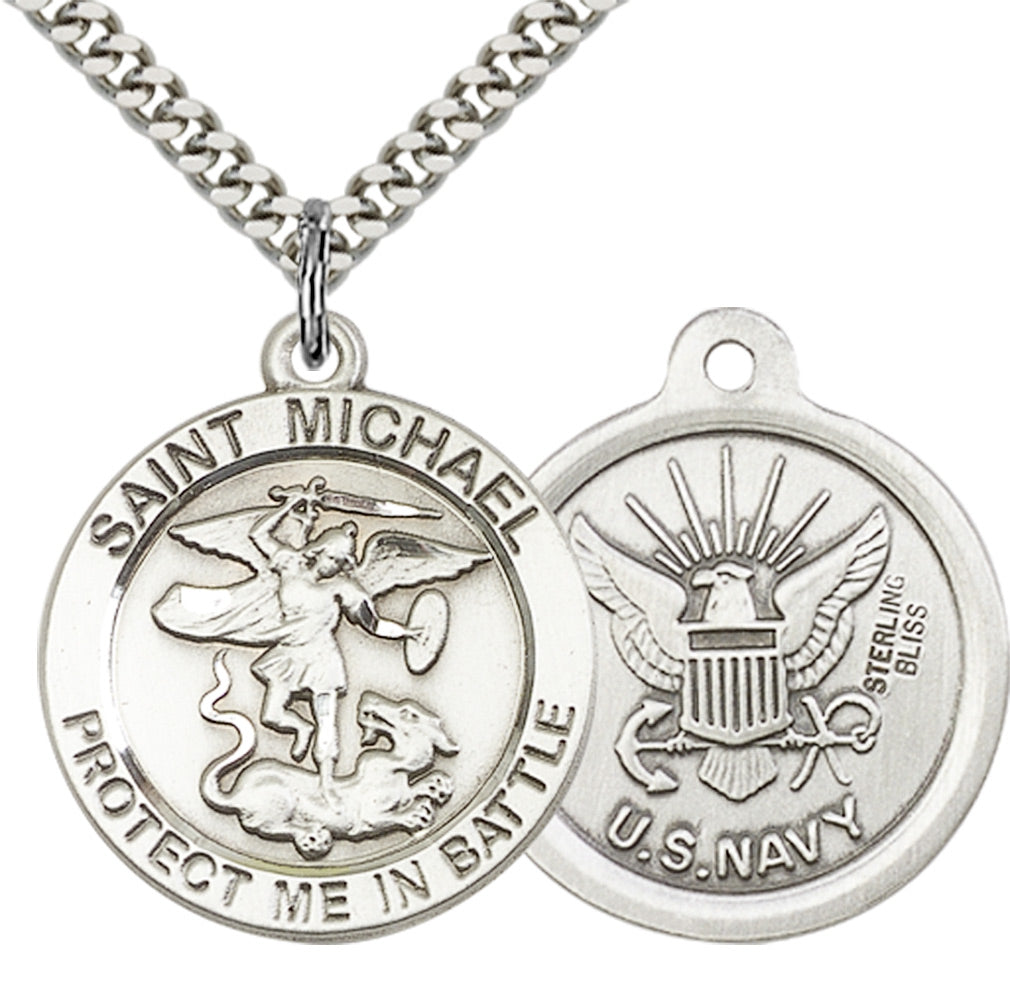 Sterling Silver St. Michael the Archangel Pendant