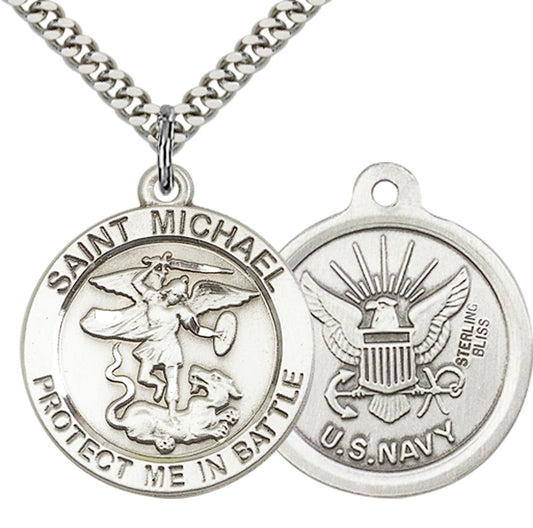 Sterling Silver St. Michael the Archangel Pendant
