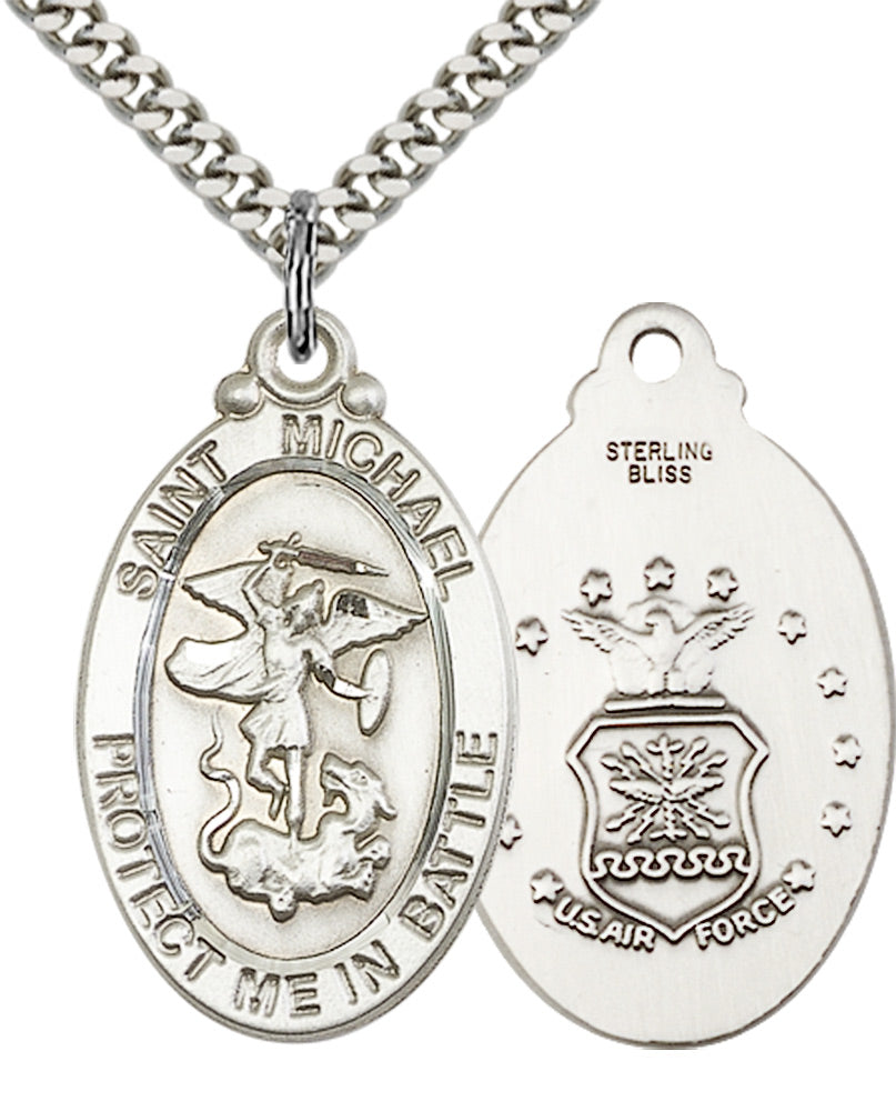 Sterling Silver St. Michael Pendant