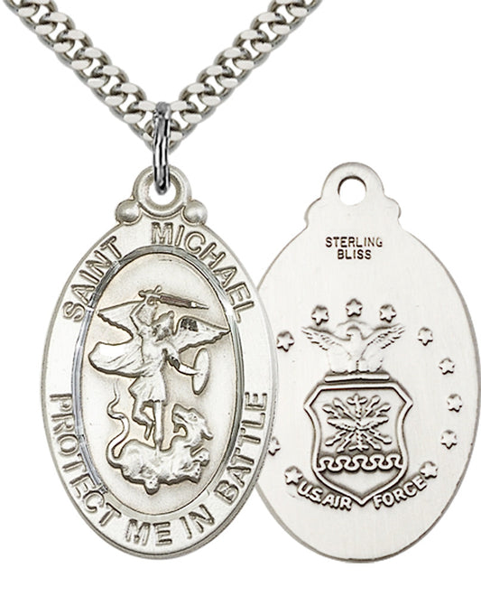 Sterling Silver St. Michael Pendant