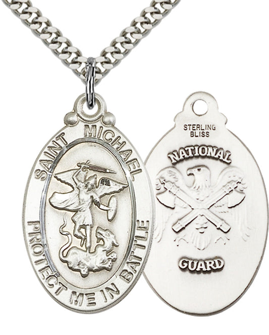 Sterling Silver St. Michael Pendant