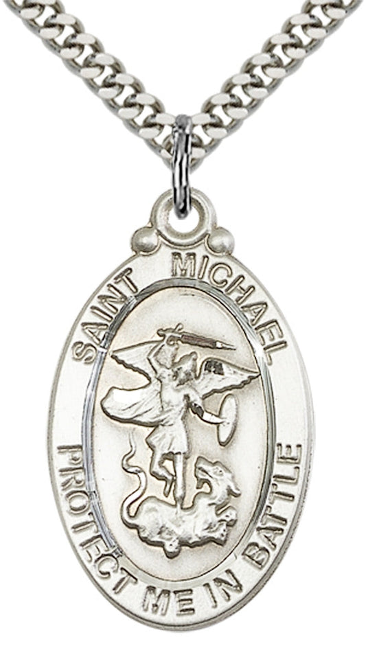 Sterling Silver St. Michael Pendant