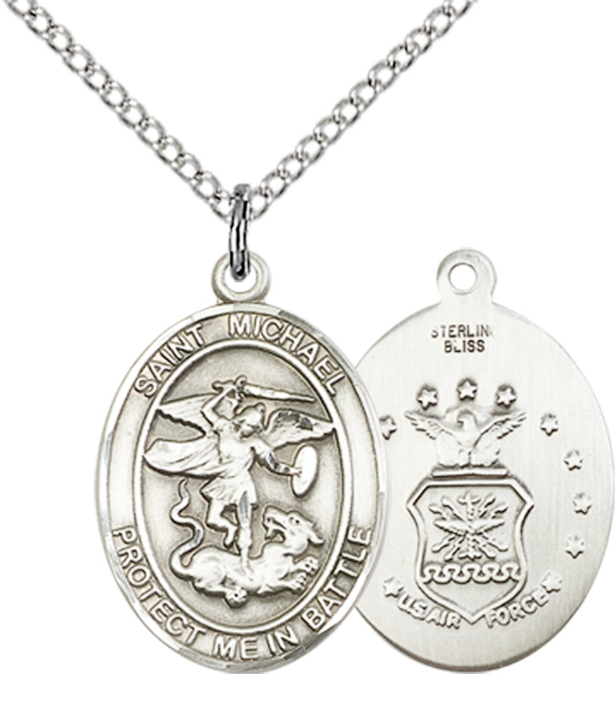 Sterling Silver St. Michael the Archangel Pendant