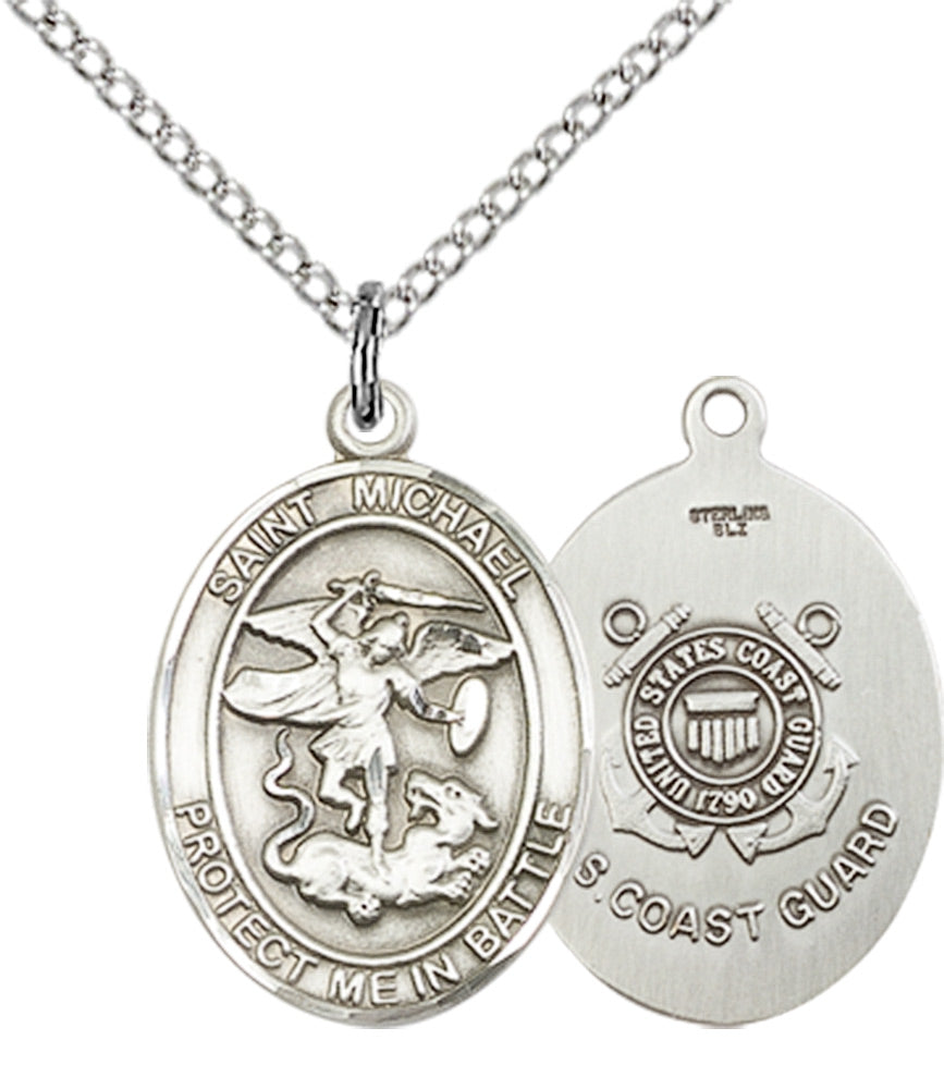 Sterling Silver St. Michael the Archangel Pendant