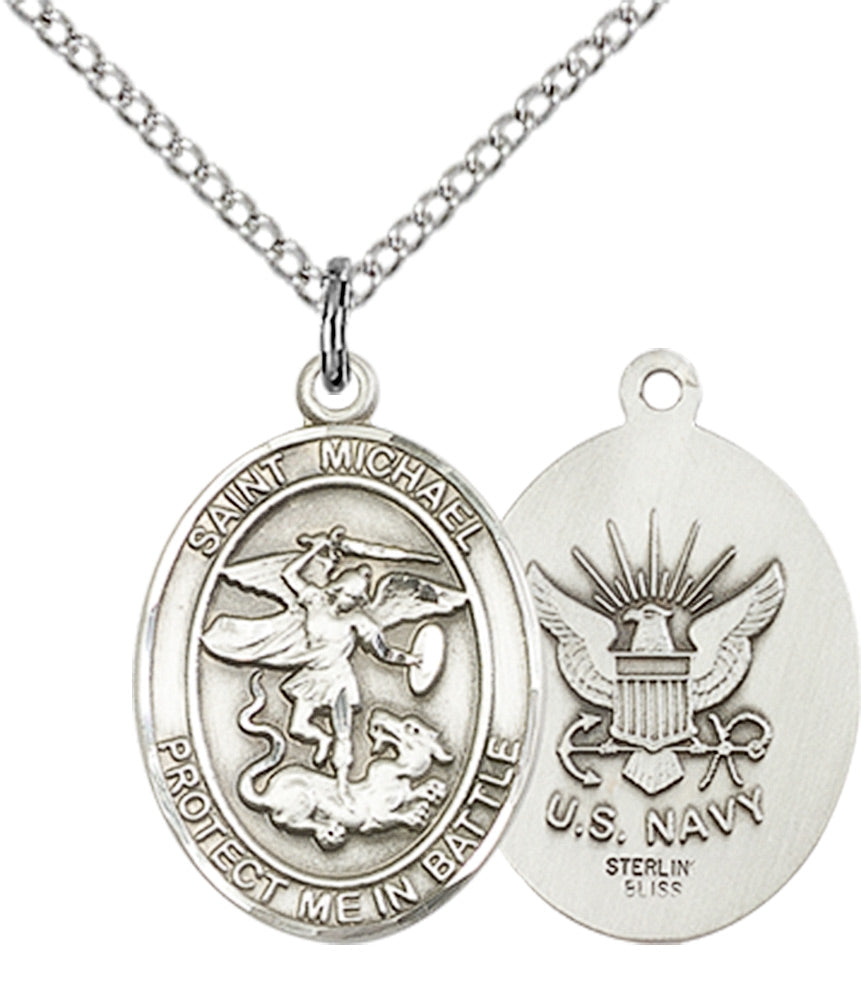 Sterling Silver St. Michael the Archangel Pendant