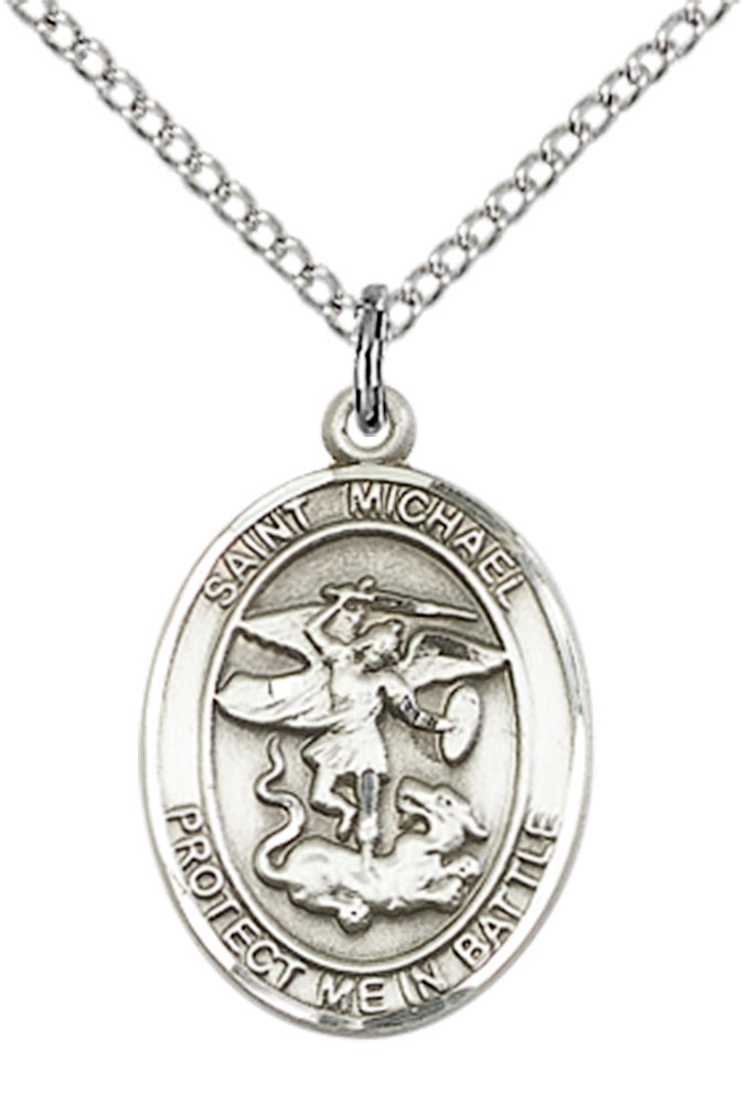 Sterling Silver St. Michael Pendant