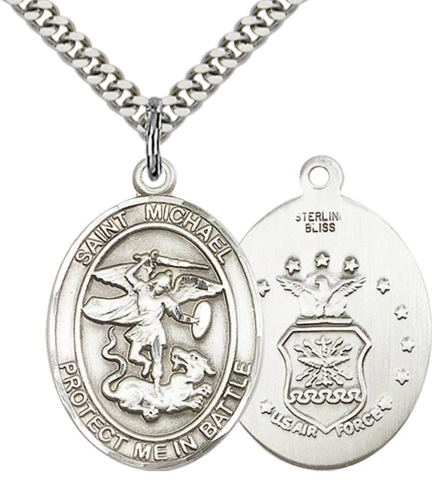 Sterling Silver St. Michael Pendant