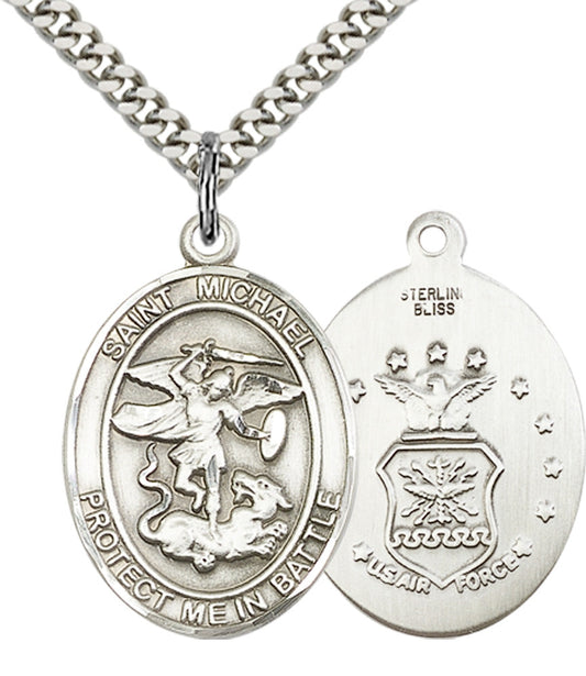 Sterling Silver St. Michael Pendant
