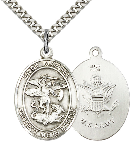 Sterling Silver St. Michael Pendant