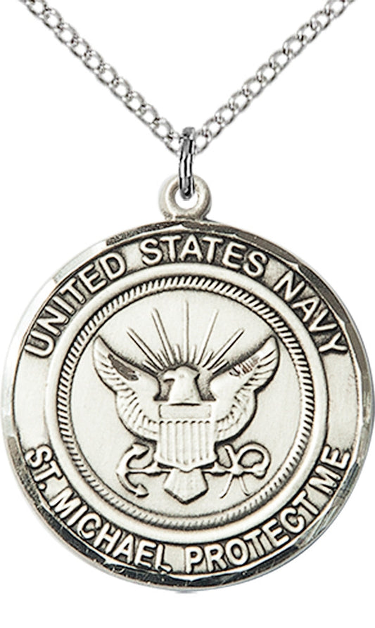 Sterling Silver NAVY/ST. MICHAEL Pendant