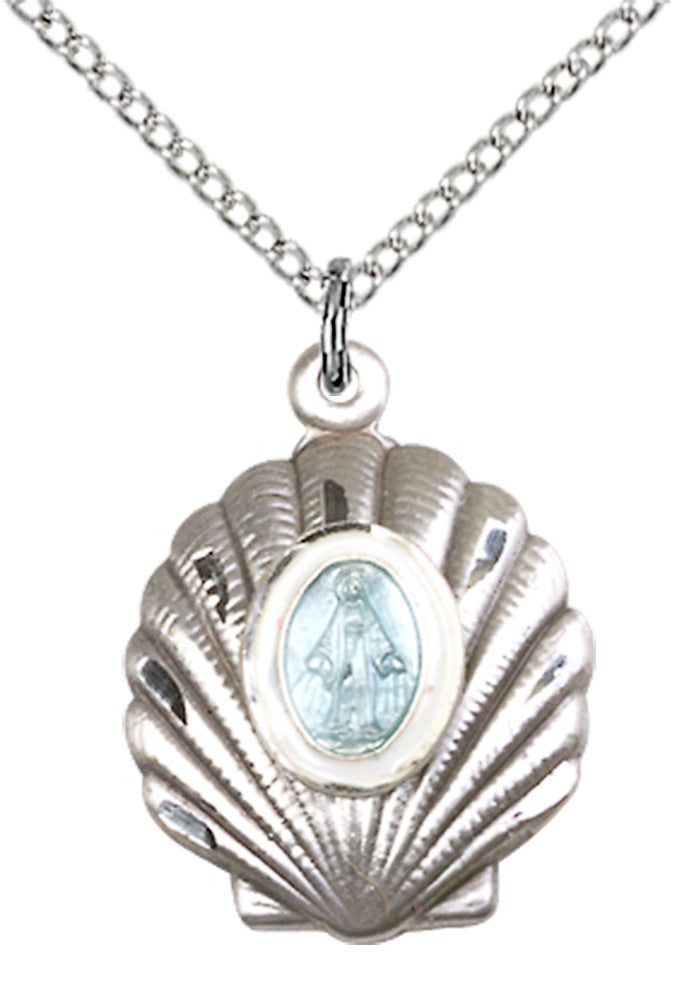 Sterling Silver Miraculous Pendant