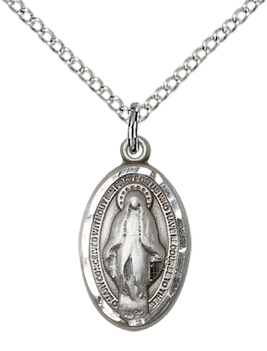 Sterling Silver Miraculous Pendant