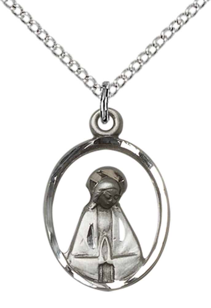 Sterling Silver Madonna Pendant
