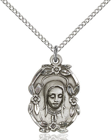 Sterling Silver Madonna Pendant