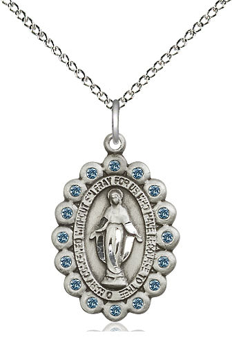 Sterling Silver Miraculous Pendant