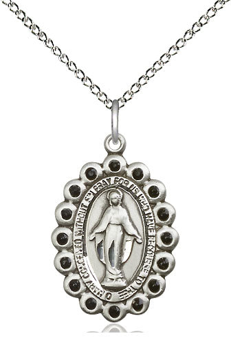 Sterling Silver Miraculous Pendant