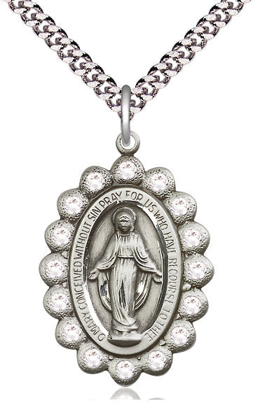 Sterling Silver Miraculous Pendant