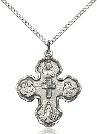 Sterling Silver 5-Way Pendant