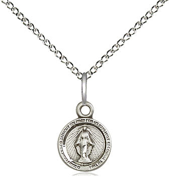 Sterling Silver Miraculous Pendant