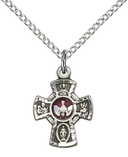 Sterling Silver 5-Way Pendant