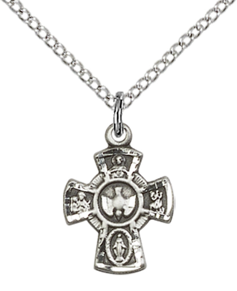 Sterling Silver 5-Way Pendant