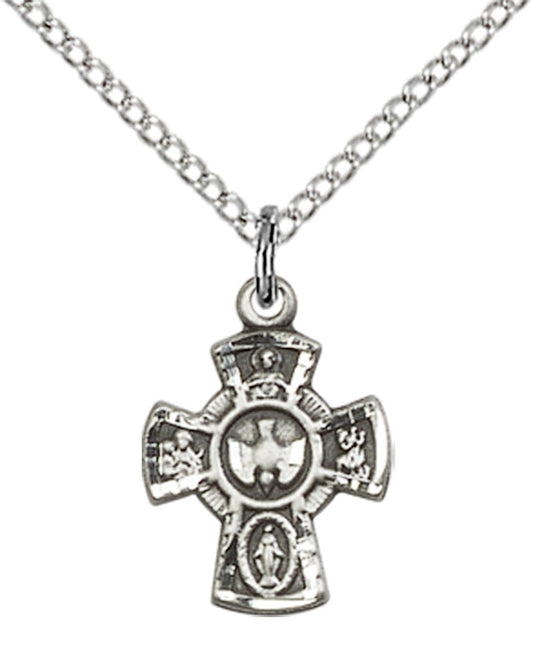 Sterling Silver 5-Way Pendant