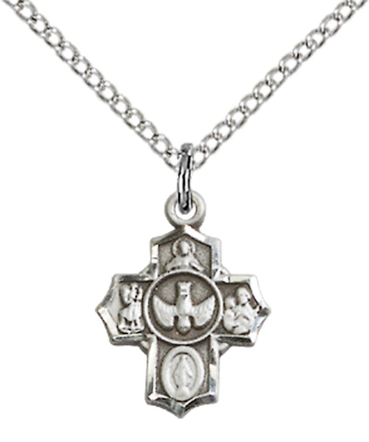 Sterling Silver 5-Way Pendant
