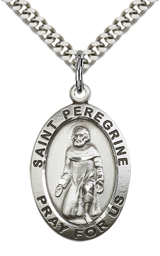 Sterling Silver Peregrine Pendant