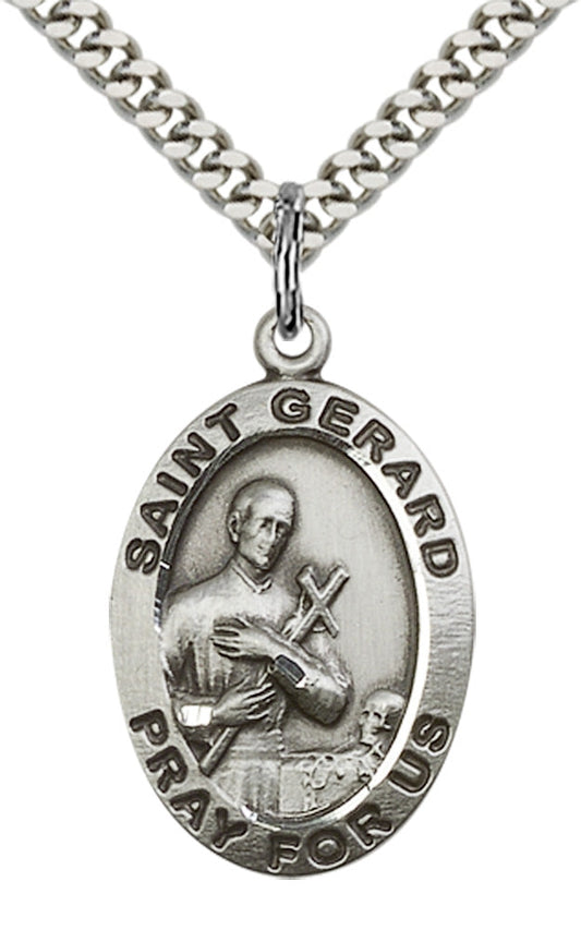 Sterling Silver St. Gerard Pendant