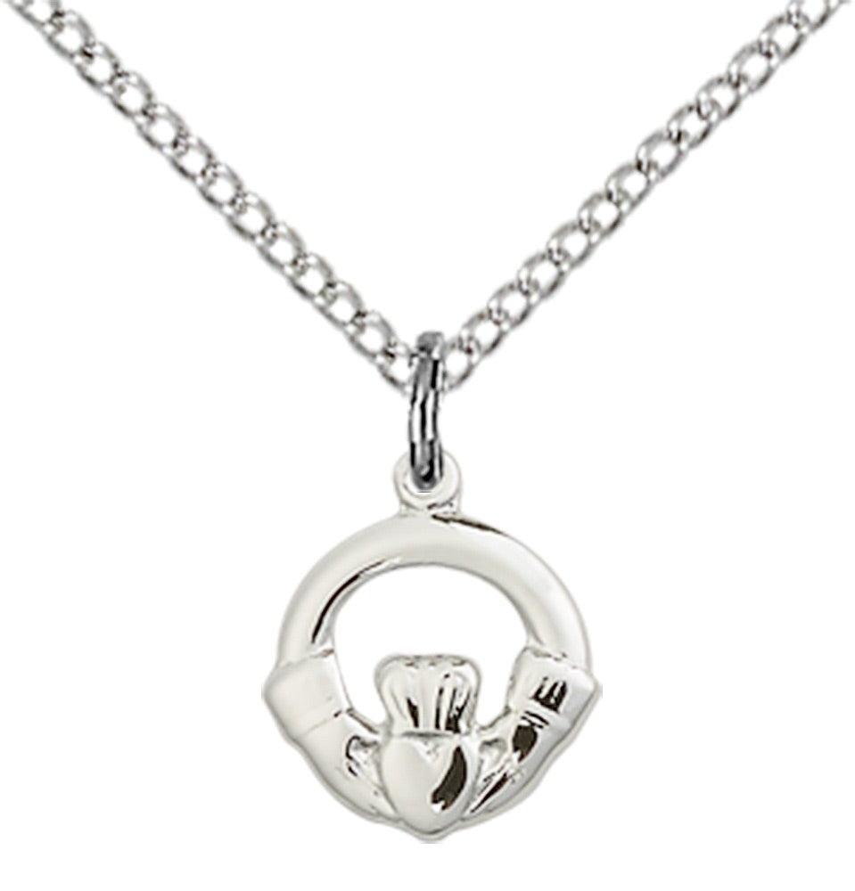 Sterling Silver Claddagh Pendant