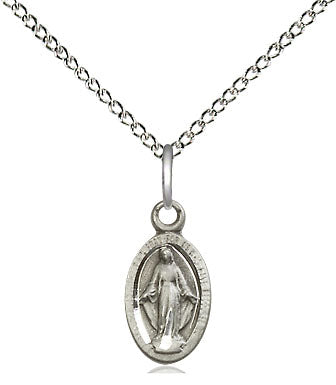 Sterling Silver Miraculous Pendant