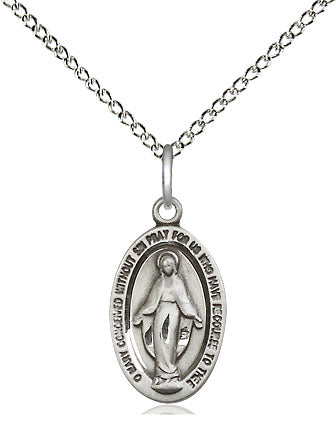 Sterling Silver Miraculous Pendant