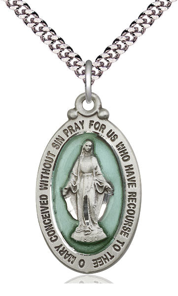 Sterling Silver Miraculous Pendant