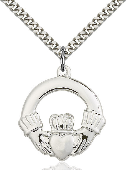 Sterling Silver Claggagh Pendant