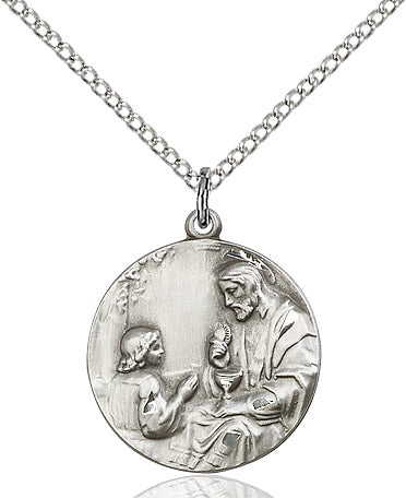 Sterling Silver St. Christopher Pendant