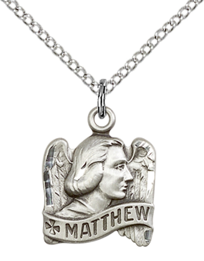 Sterling Silver St. Matthew Pendant