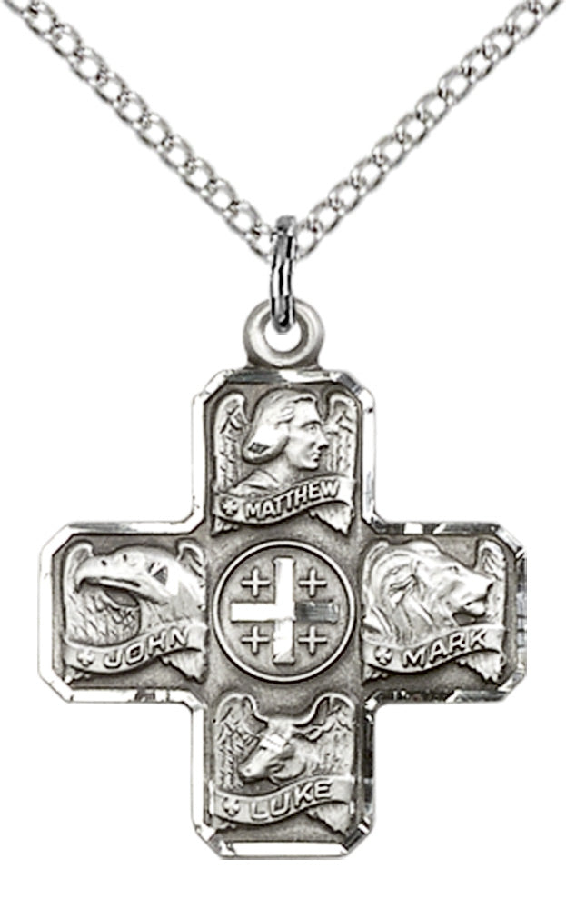 Sterling Silver Evangelist Pendant