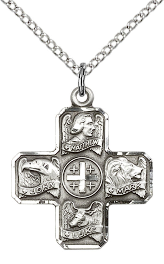 Sterling Silver Evangelist Pendant