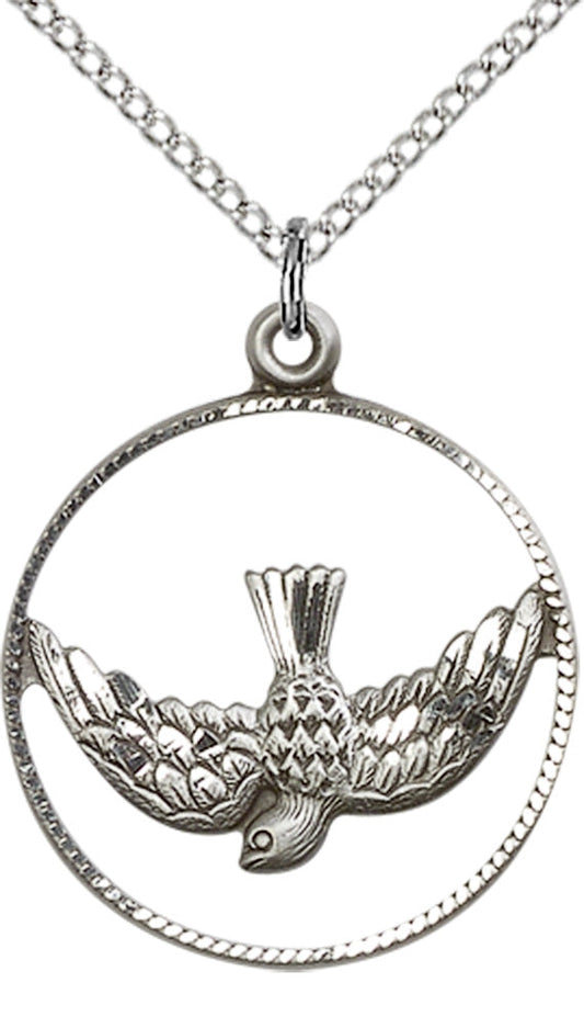 Sterling Silver Holy Spirit Pendant