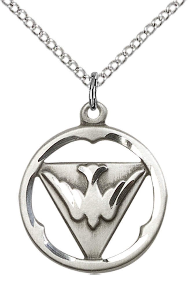 Sterling Silver Holy Spirit Pendant