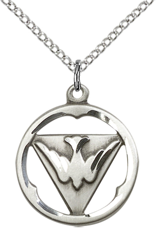 Sterling Silver Holy Spirit Pendant