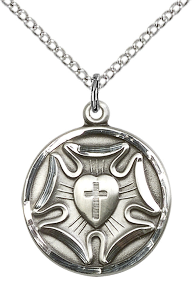Sterling Silver Lutheran Pendant