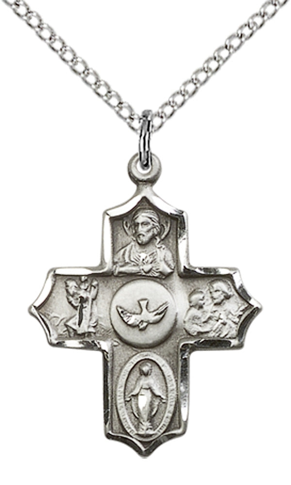 Sterling Silver 5-Way Pendant