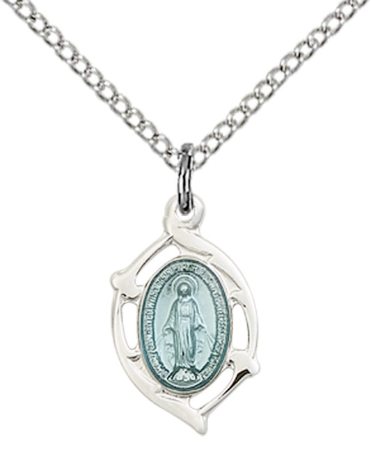 Sterling Silver Miraculous Pendant