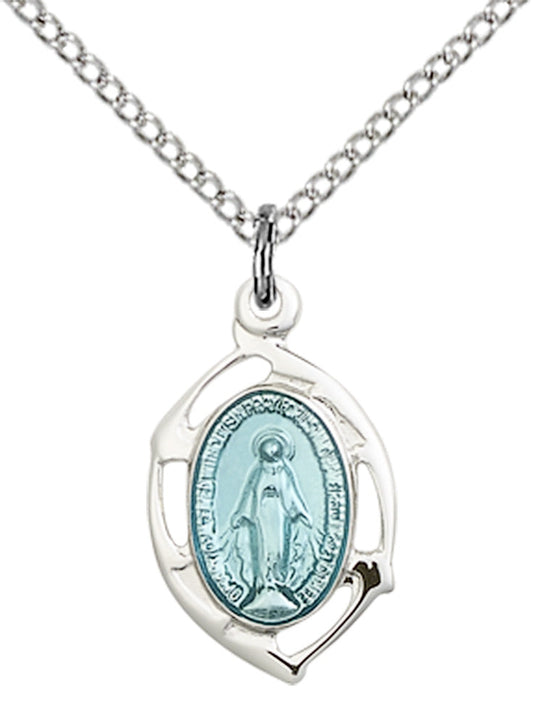 Sterling Silver Miraculous Pendant