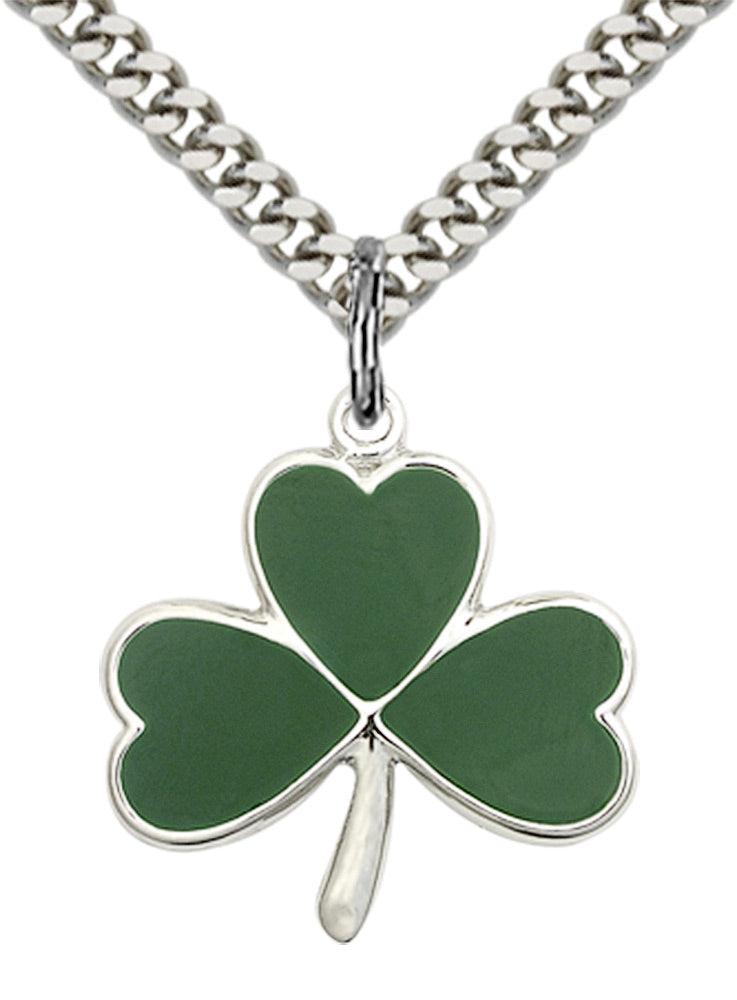 Sterling Silver Shamrock Pendant