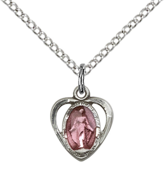 Sterling Silver Miraculous Pendant