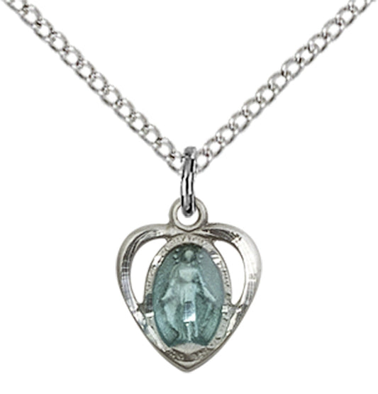 Sterling Silver Miraculous Pendant